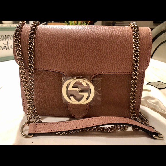 Gucci Dollar Calf Soft Pink Handbag 510304 - Picture 15 of 16